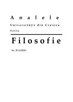 Analele Universității din Craiova Seria: Filosofie